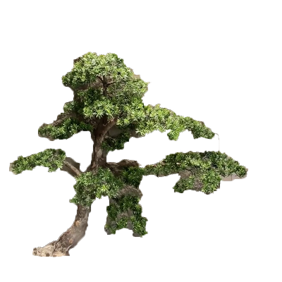 仿真迎客松新中式禅意庭院装饰