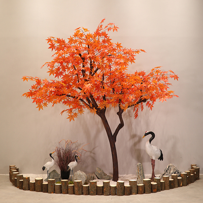 凌峰仿真树中国风红枫树