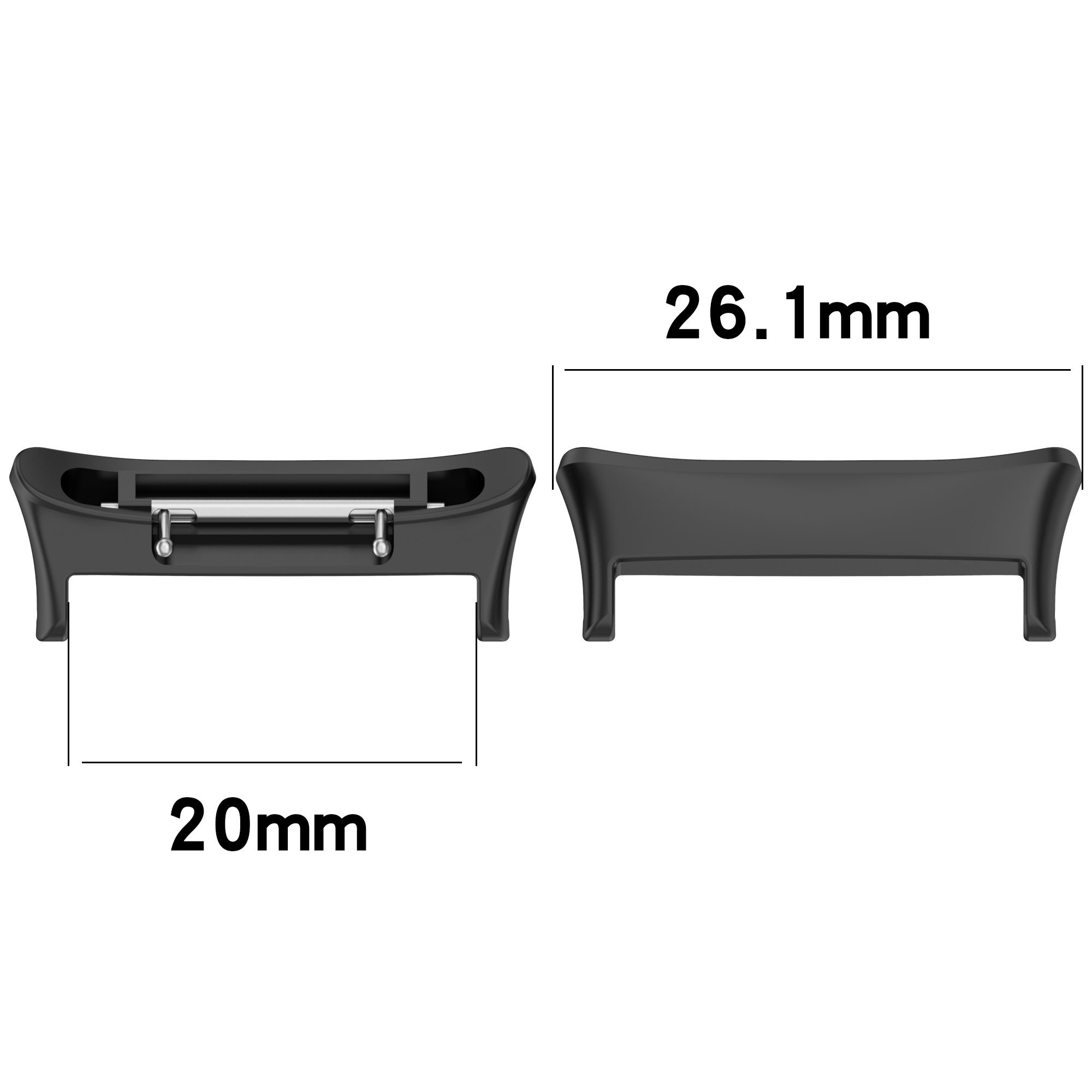 适用荣耀5手表4表带替换连接器