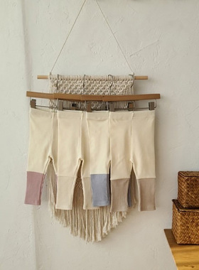 童装四季通用打底裤幼童时尚百搭拼色男女宝宝修身中小童春秋裤子