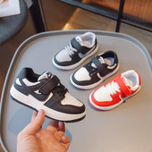 春秋儿童实心底运动鞋 板鞋 男女童休闲鞋 dunk黑白熊猫童鞋 影子灰鞋