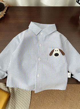 2025春季中小童韩版套头圆领卡通动漫针织衫马甲学院衬衫时尚套装