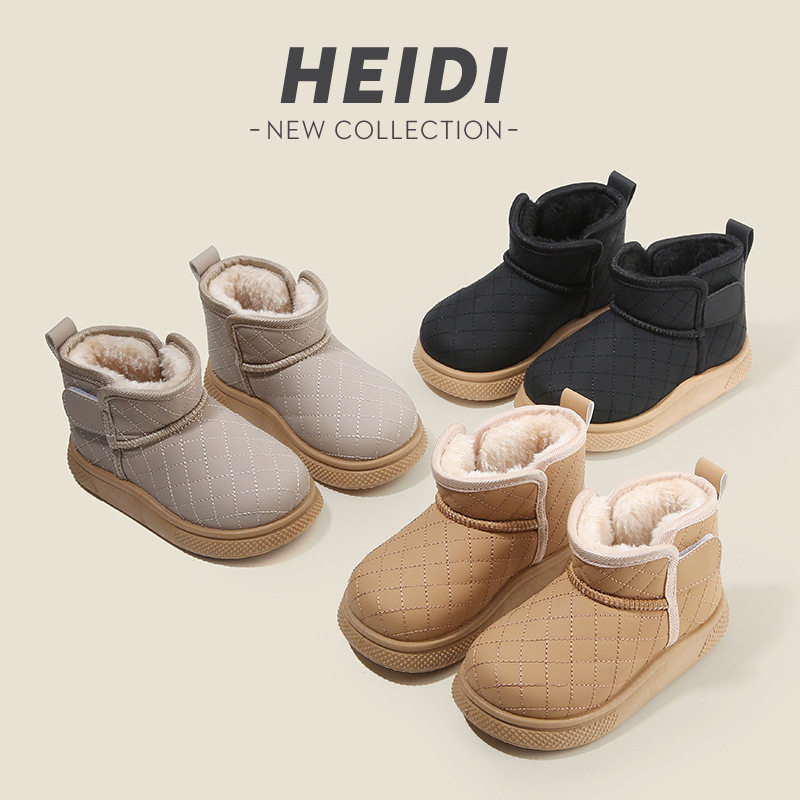 儿童雪地靴2026冬季新款男童短靴加绒加厚女童棉靴保暖宝宝棉鞋子,童鞋/婴儿鞋/亲子鞋,雪地靴,淘宝优惠券,粉丝福利购,淘宝优惠卷