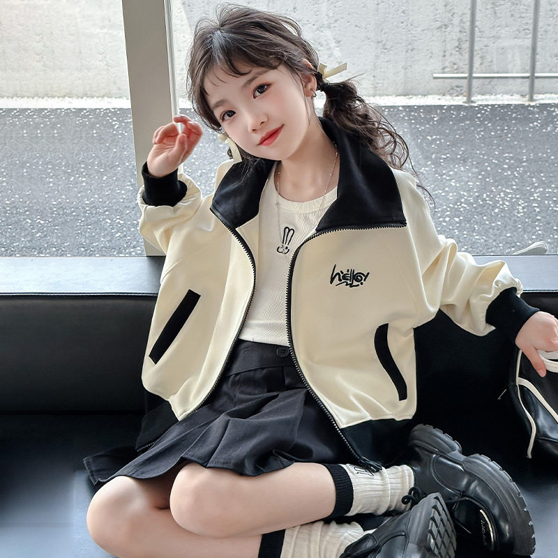 女童秋季儿童运动新款童装时尚休闲外套中小童韩版洋气拉链衫,童装/婴儿装/亲子装,普通外套,淘宝优惠券,粉丝福利购,淘宝优惠卷