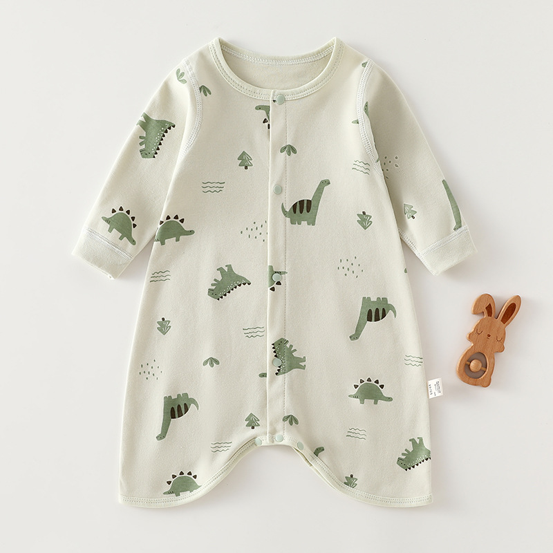 婴儿睡袋春秋纯棉睡袍防踢被神器儿童长袖睡衣男女宝宝1-2-3岁浴
