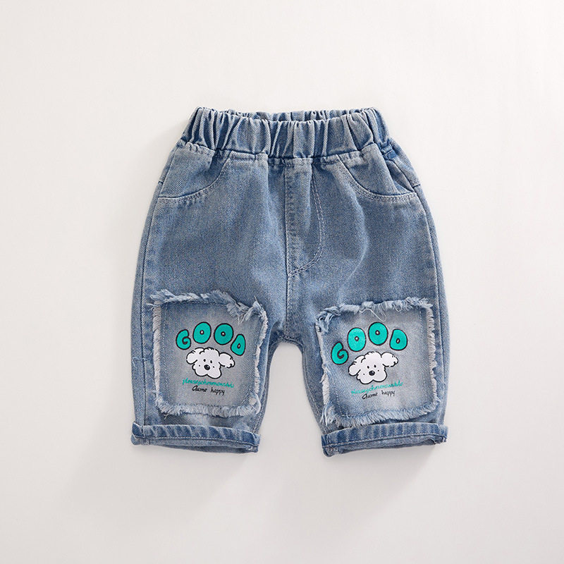 男童牛仔中裤宝宝短裤Summer children's pants儿童牛仔裤五分裤,童装/婴儿装/亲子装,裤子,淘宝优惠券,粉丝福利购,淘宝优惠卷