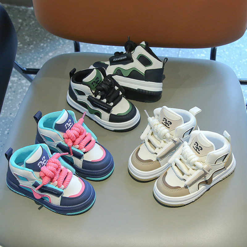 儿童运动鞋2026春秋男童休闲板鞋高帮女童面包鞋多巴胺宝宝老爹鞋,童鞋/婴儿鞋/亲子鞋,板鞋,淘宝优惠券,粉丝福利购,淘宝优惠卷