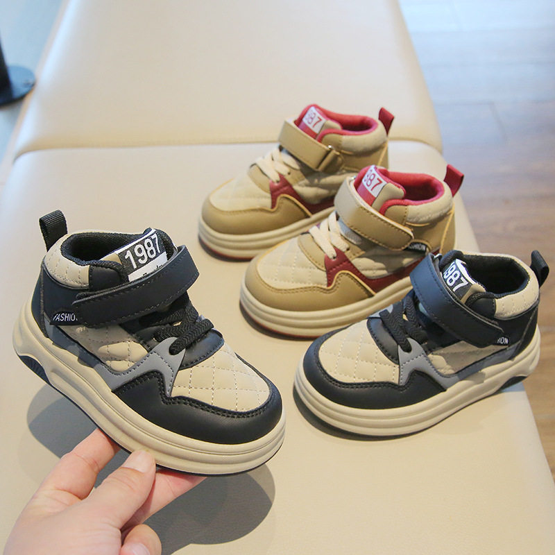 儿童运动鞋2026春秋男童休闲板鞋高帮轻便女童面包鞋软底宝宝鞋单,童鞋/婴儿鞋/亲子鞋,运动鞋,淘宝优惠券,粉丝福利购,淘宝优惠卷