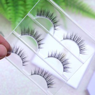 D-5魅丽悦3D凌乱A型毛夹心效果假睫毛自然浓密仿真网红上镜仙女毛