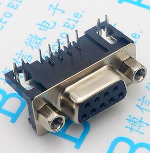 DR9/15/25/37 DB公头/母头 焊板插板式 90度弯脚/针 串口VGA插座
