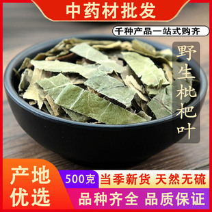 同仁堂品质新货枇杷叶干枇杷叶无硫琵琶叶茶中药材500克g可代磨粉