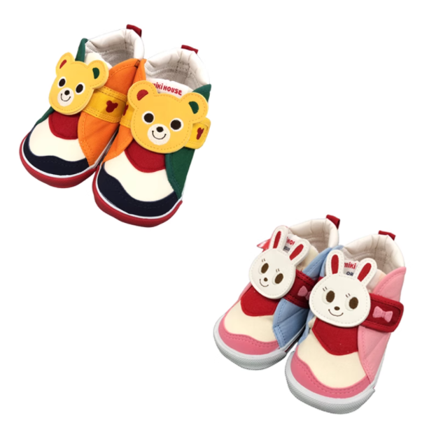 11月特价日本制mikihouse熊头兔头二段帆布鞋板鞋13-9309-490,童鞋/婴儿鞋/亲子鞋,学步鞋,淘宝优惠券,粉丝福利购,淘宝优惠卷