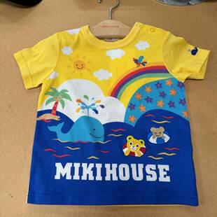 2月超特价 T恤12 5231 680 日本制mikihouse水上乐园短袖