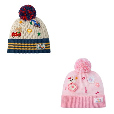 特价mikihouse保暖针织帽