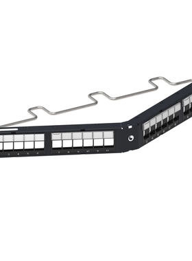 Commscope康普安普24口角型空架CPPA-UDDM-SL-1U-24非屏蔽配SL模块1U配线架