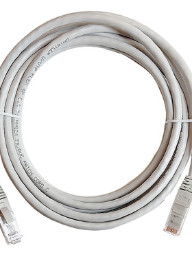 德特威勒 超五类2米跳线 灰色 CJ4511-UR-V02M0GY 机房专用非屏蔽Cat5E 2m