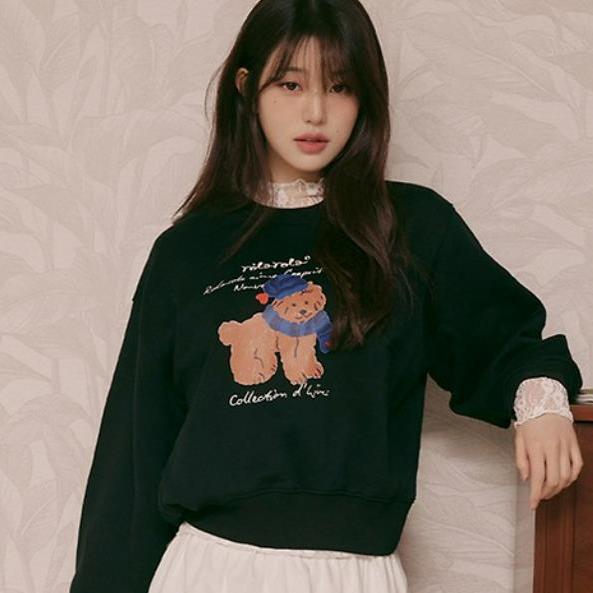 韩国蕾丝打底衫可爱小狗卫衣