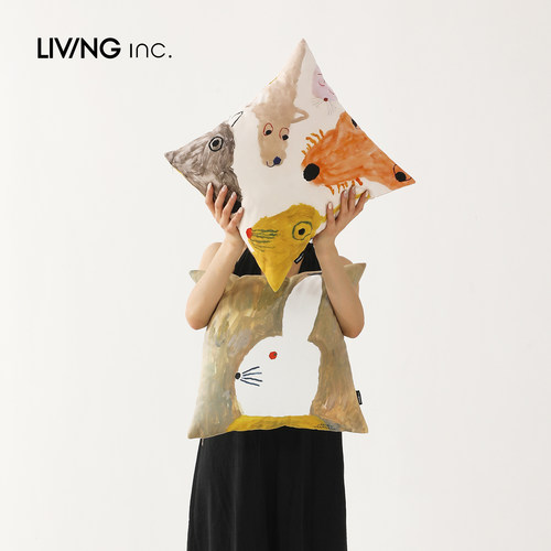 LIVINGinc.ins风清新活泼抱枕