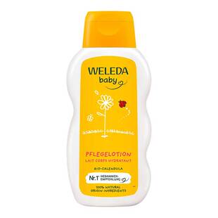 德国weleda维蕾德金盏花婴幼儿身体润肤乳 Calendula 200ml