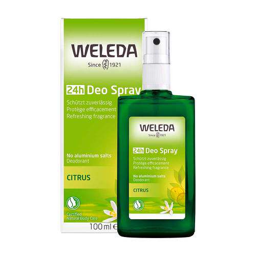 欧洲直邮柑橘止汗喷雾Weleda
