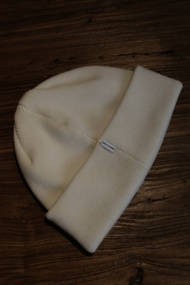 DERAiLLEUR 百搭纯色针织冷帽 白色