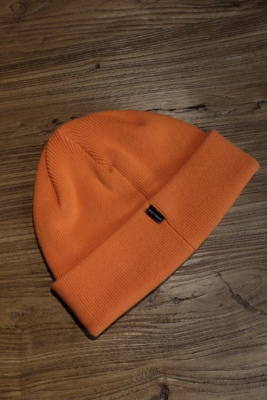 DERAiLLEUR 百搭纯色针织冷帽 橙色