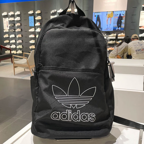 阿迪达斯三叶草双肩包书包背包
