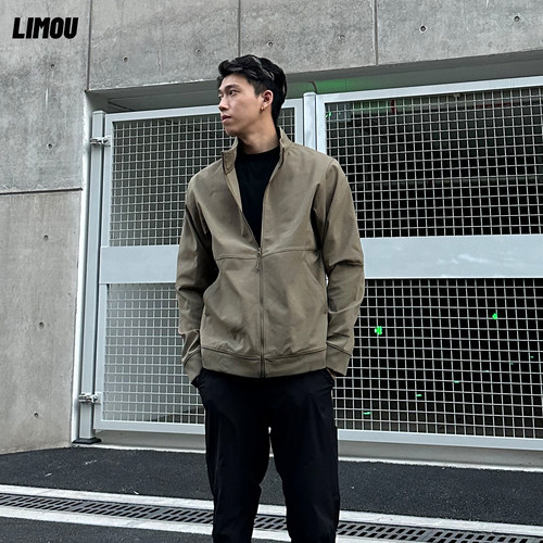 纯色立领LIMOU运动夹克外套软壳