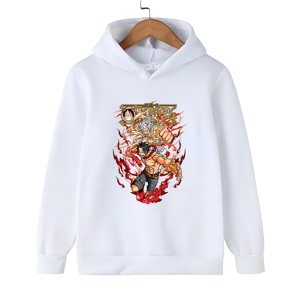 动漫上衣游戏周边海贼王航海王尼克路飞连帽卫衣电影宽松潮流衣服