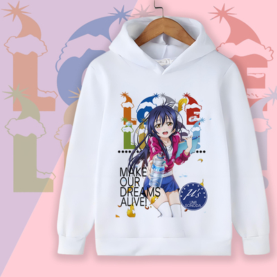 lovelive小鸟加绒动漫周边Aqours连帽卫衣外套衣服