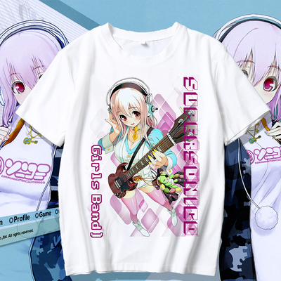 索尼子SUPERSONICO短袖T恤二次元动漫周边衣服男女学生半袖上衣