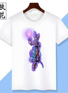 日系七龙珠超DRAGON BALL鸟山明赛亚人儿童孙悟空贝吉塔短袖T恤衫