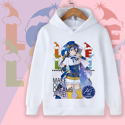 lovelive小鸟加绒动漫周边Aqours连帽卫衣外套衣服