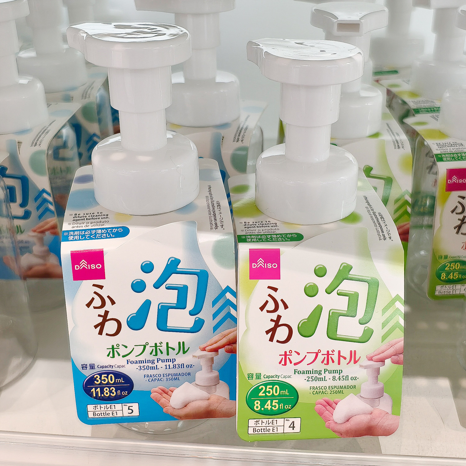 日本大创DAISO 阿花花酱推荐起泡瓶慕丝瓶泡沫瓶洗发水洗面奶