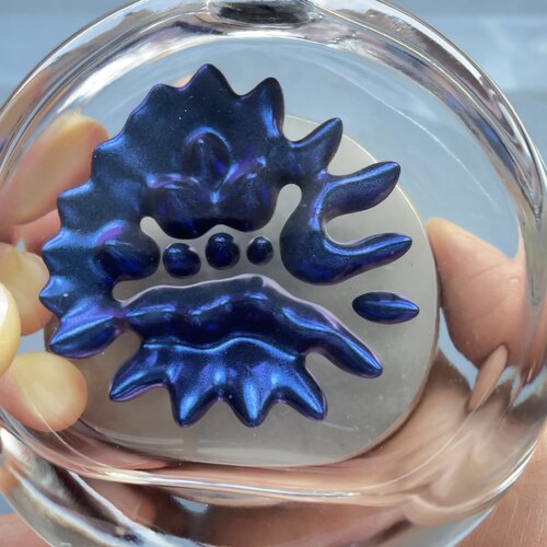 人见人爱理工蓝！轻质不松散～彩色磁流体节奏器拾音灯diy音箱