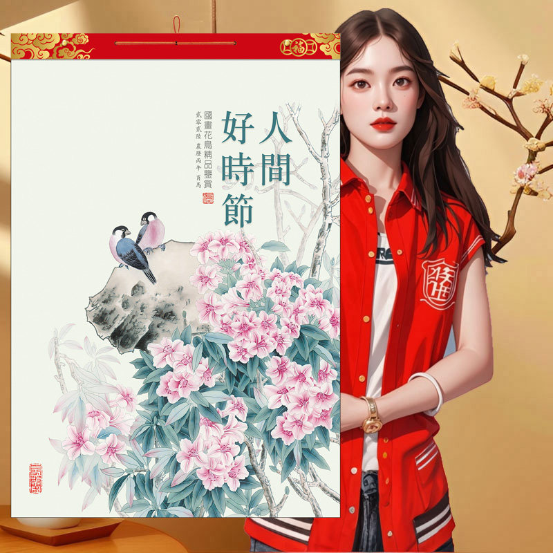 挂历定制厂家直销2026马年广告月历定做批发家用专版印刷纸质logo,文具电教/文化用品/商务用品,挂历,淘宝优惠券,粉丝福利购,淘宝优惠卷