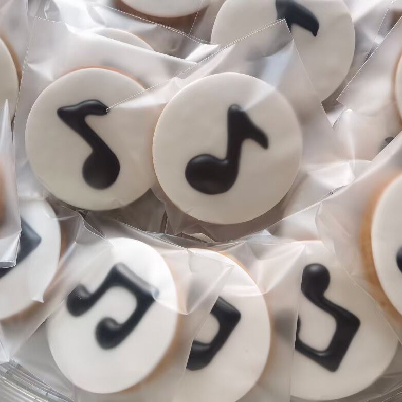 糖霜饼干定制音符生日礼物伴手礼回礼公司开业甜品创意礼品伴手礼