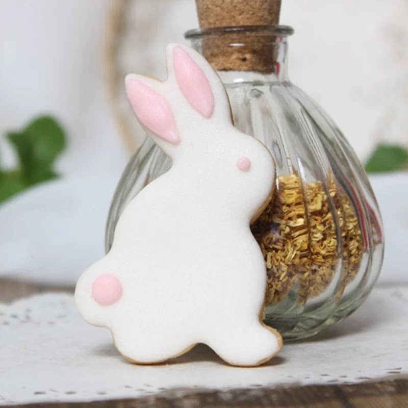 小兔子手工翻糖糖霜饼干定制儿童节礼物PARTY甜品台回礼伴手礼