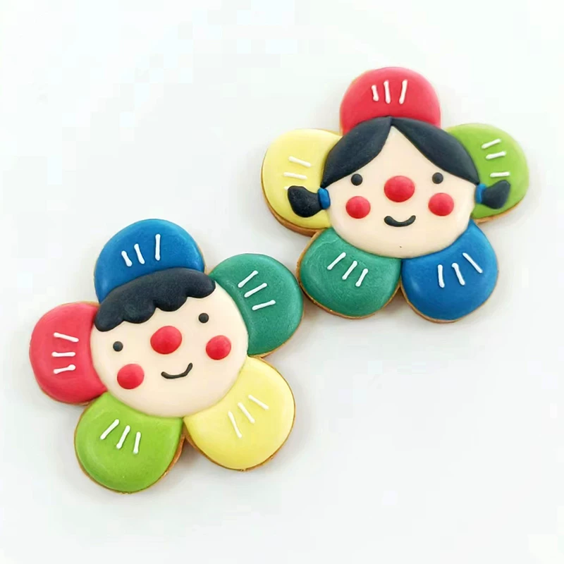 卡通人物翻糖糖霜饼干定制生日礼物小朋友六一儿童节伴手礼回礼