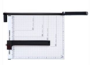 包邮得力切纸机8014手动钢制裁纸刀适用a4刀片锋利加厚照片切纸板