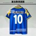 Short-Sleeved 9596 Juventus Away-Champions League-Tops-10#-Delpiero-Piero