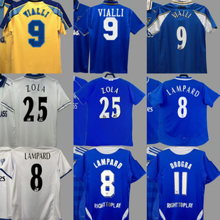 切尔X复古球衣足球服经典特里兰帕德罗巴托雷斯马塔长短袖球衣