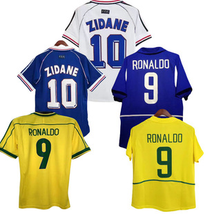 复古国家队印号球衣巴西阿根廷荷兰英格兰法国葡萄牙梅西10足球服