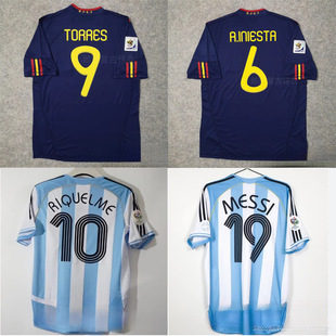 世界杯球衣年度球星合集齐达内 罗纳尔多 梅西 克罗斯足球服