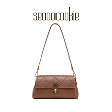 Seooocookie韩国2025新款高级感轻奢腋下包包气质复古单肩斜挎包