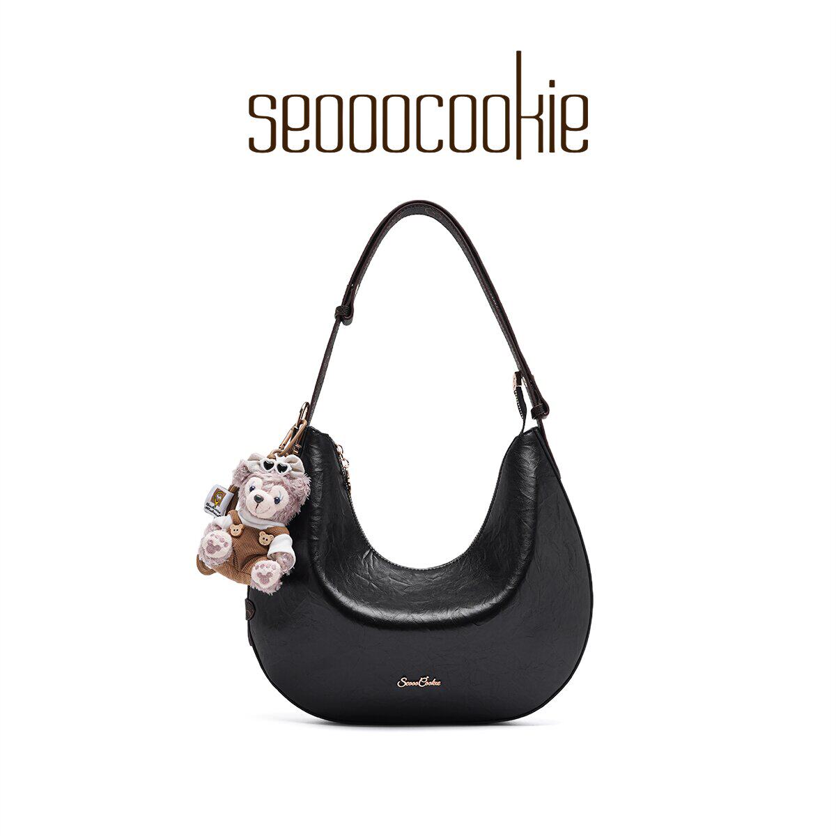 Seooocookie韩国简约百搭腋下包