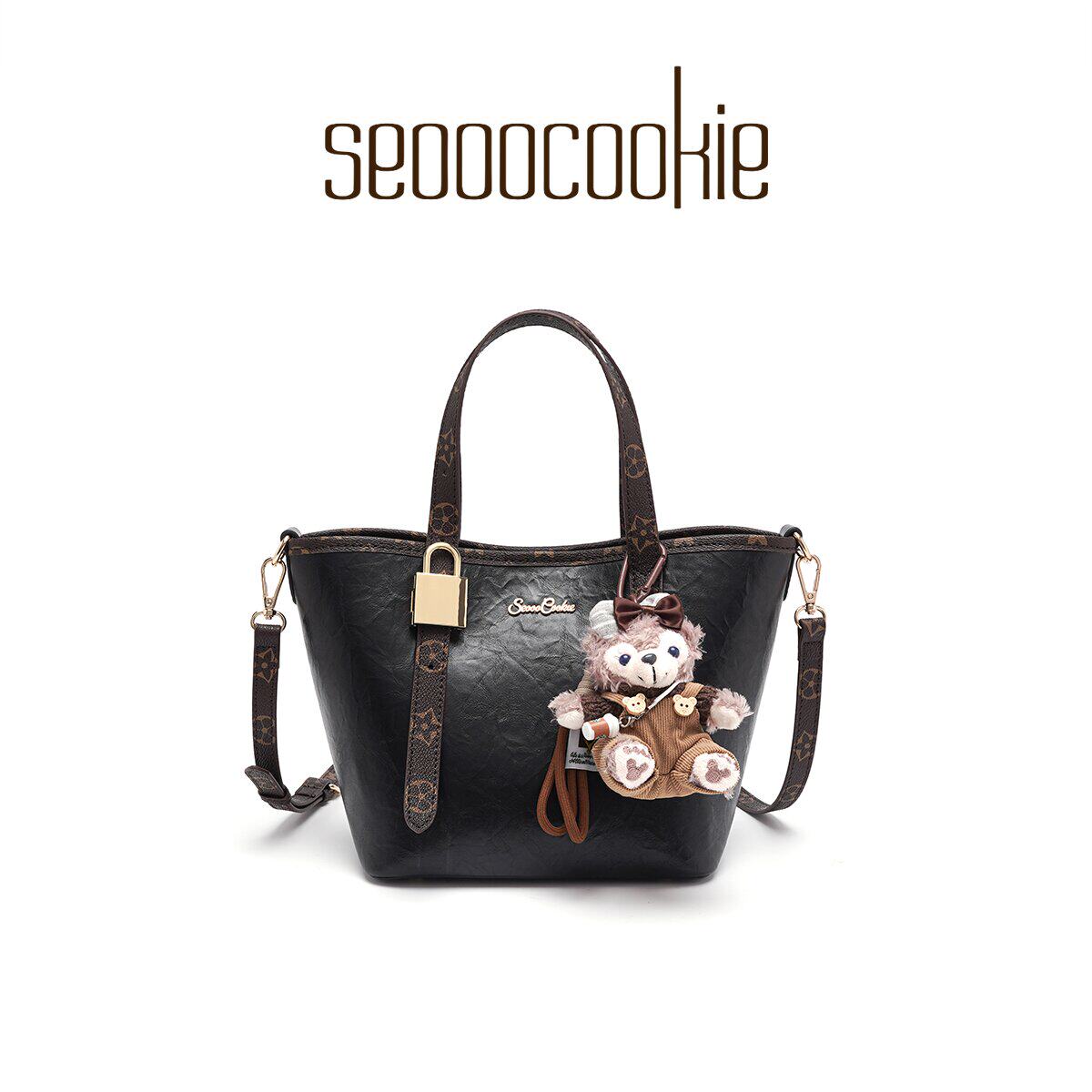 Seooocookie韩国小众单肩手提包包大容量百搭时尚斜挎包女包包