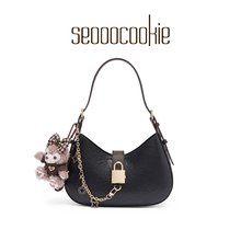 Seooocookie韩国2025新款小众百搭腋下包包马鞍单肩斜挎包女包包