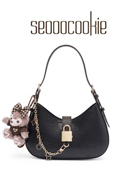 Seooocookie韩国2025新款小众百搭腋下包包马鞍单肩斜挎包女包包