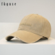 做旧棒球帽子男女秋百搭街头软顶鸭舌帽宽檐加大加深显脸小遮阳帽